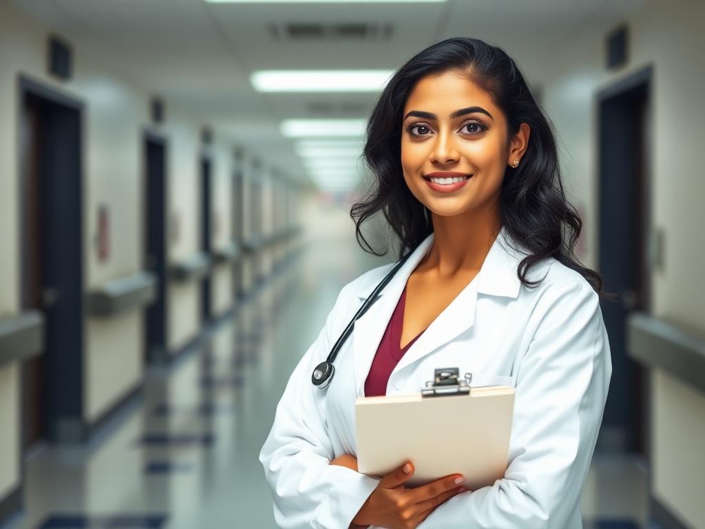 Illinois HOSA alumna working as a healthcare professional